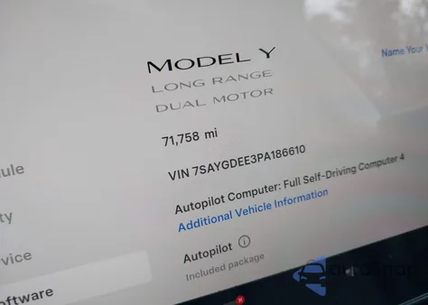 2023 Tesla Model Y Awd/Long Range Dual Motor All-Wheel Drive from USA, damaged, VIN 7SAYGDEE3PA186610